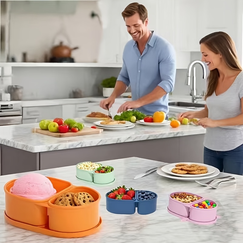Food Snacks For Picnic - Contenedor de Silicona para Snacks/Caja de