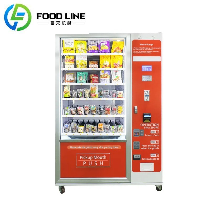Food Snacks Vending Machine - Máquina Expendedora Personalizada de Fábrica para
