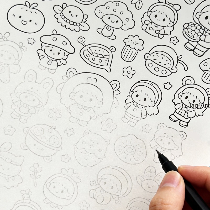 Food And Snacks Coloring Book Bold And Easy - Libro ilustrado para aliviar el estrés,