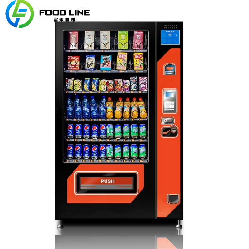 Food Snacks Vending Machine - Máquina Expendedora Inteligente Personalizada con Pantalla