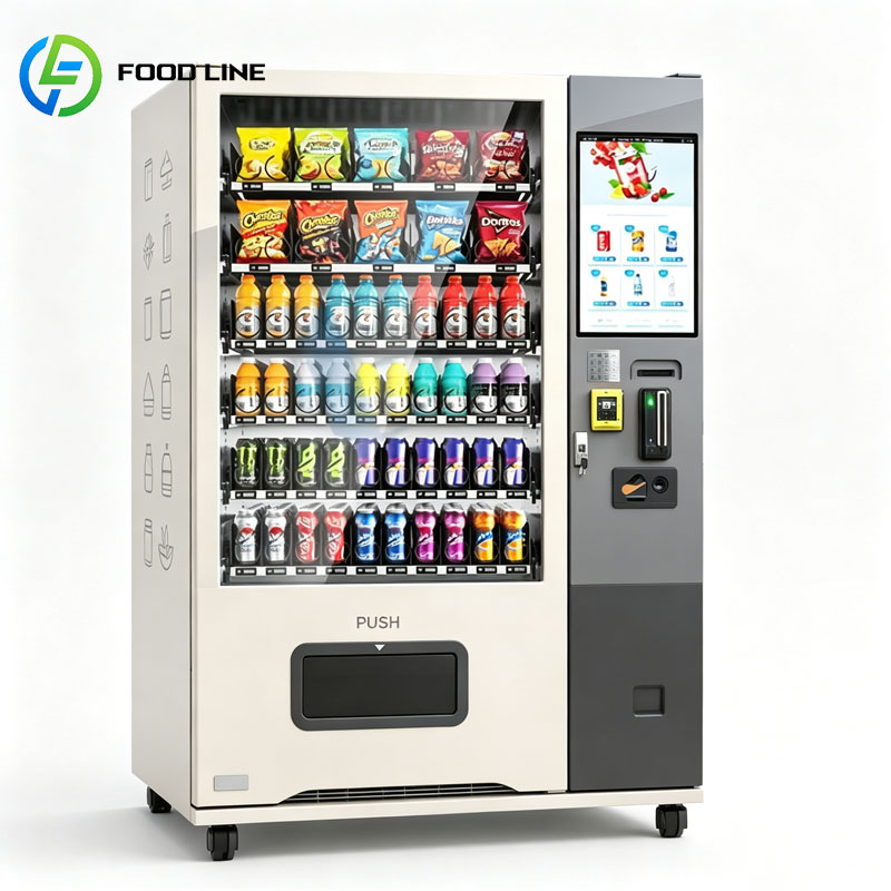 Food Snacks Vending Machine - Máquina Expendedora de Bebidas, Dispensador Automático