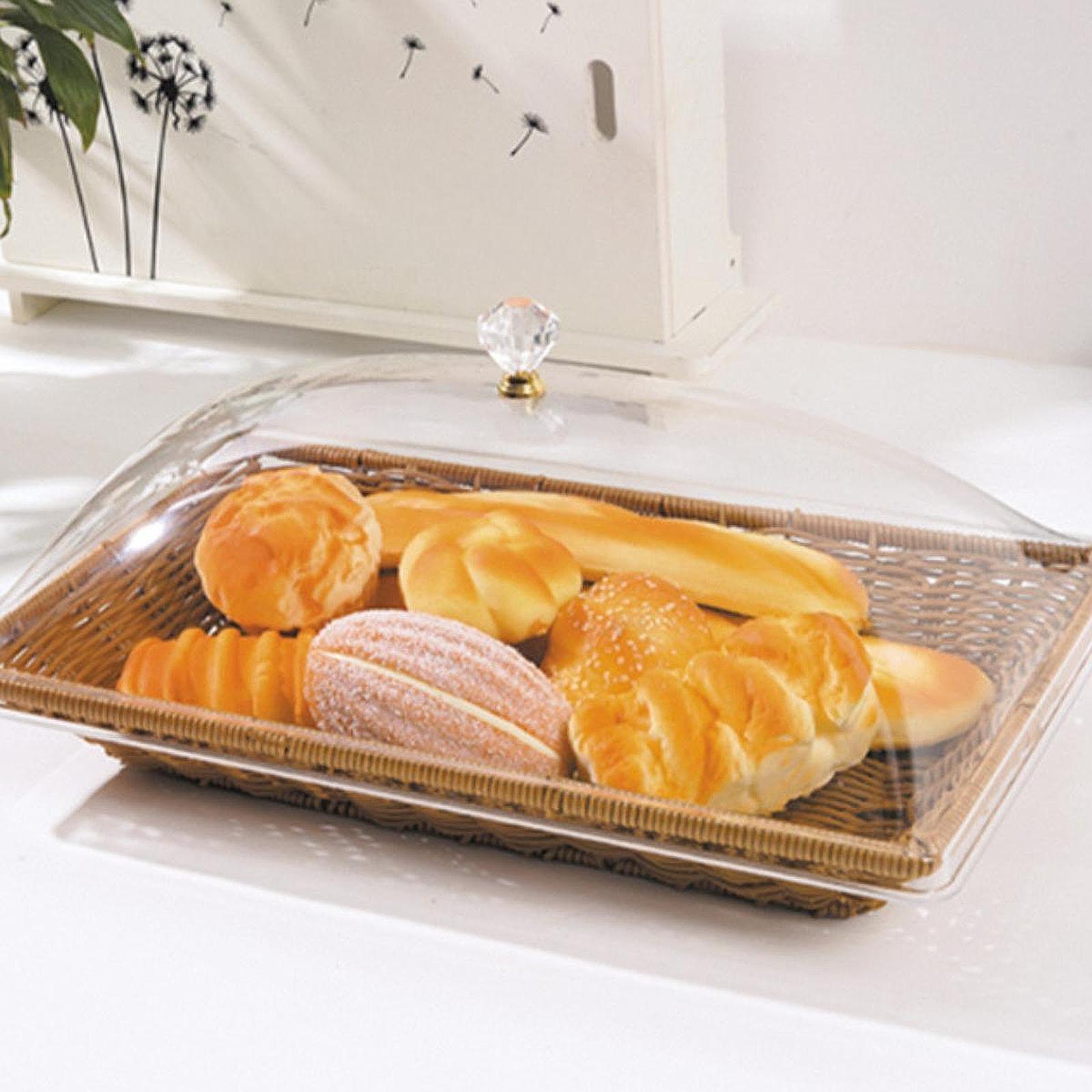 Food Snacks For Picnic - Cesta de Pan Tejida de Imitación