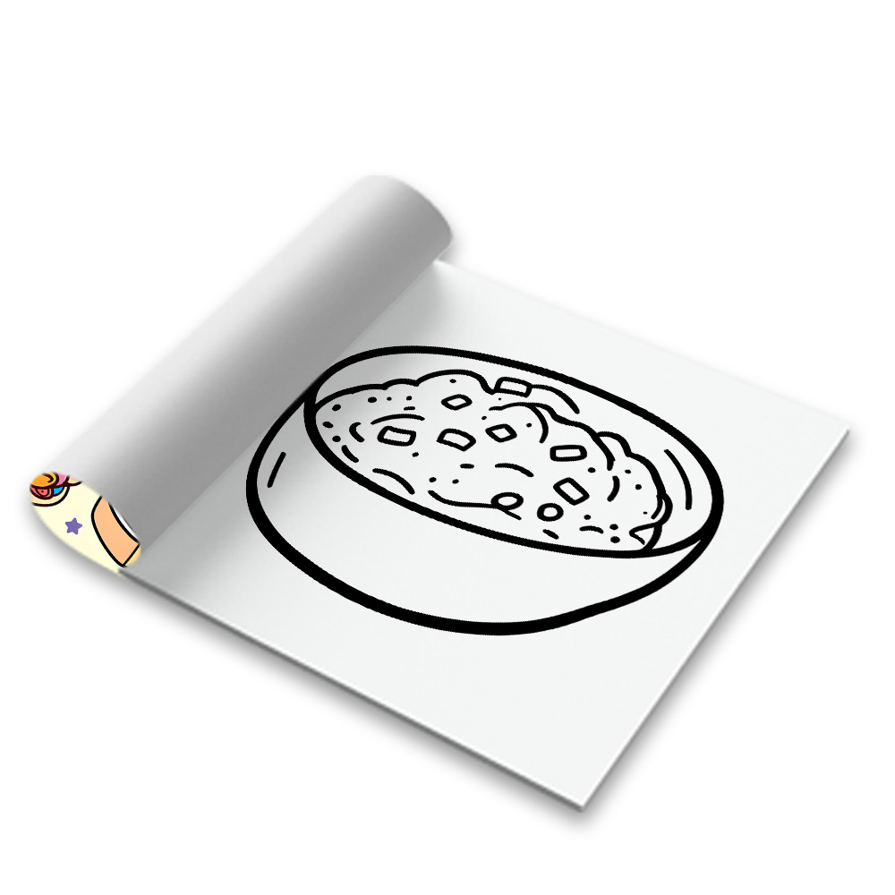 Food And Snacks Coloring Book Bold And Easy - Libro de Colorear Divertido con Diseños