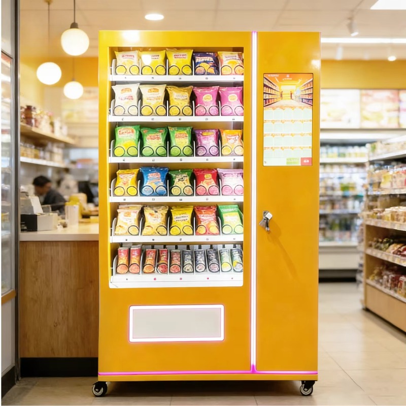 Food Snacks Vending Machine - Máquina Expendedora Automática de Snacks, Dispensador