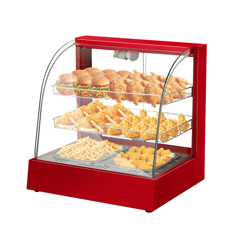 Food Snacks Restaurant - Vitrina Calentadora Eléctrica de Alimentos para