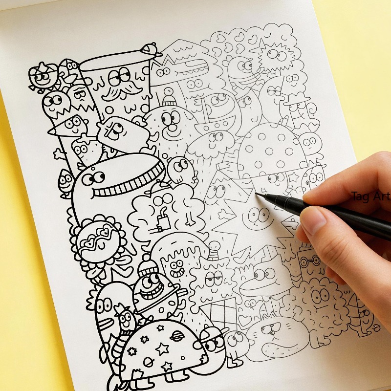 Libro ilustrado para aliviar e - Food And Snacks Coloring Book Bold And Easy reseña y precio