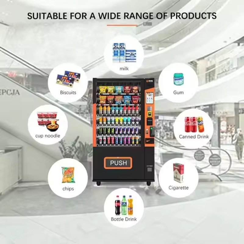 Máquina Expendedora Inteligent - Food Snacks Vending Machine reseña y precio