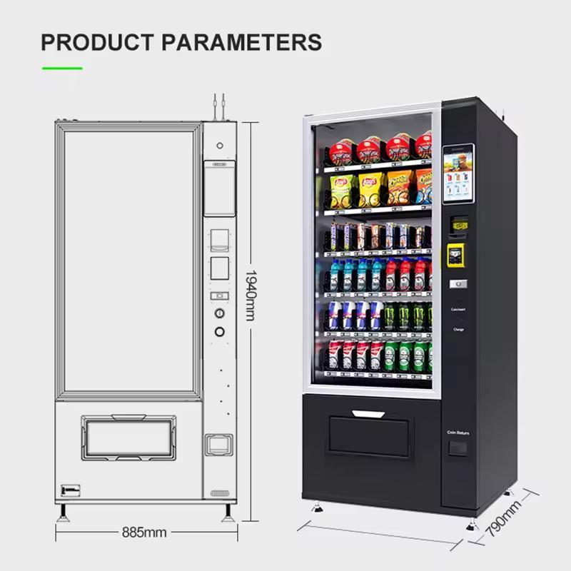 Máquina Expendedora Combinada  - Food Snacks Vending Machine reseña y precio