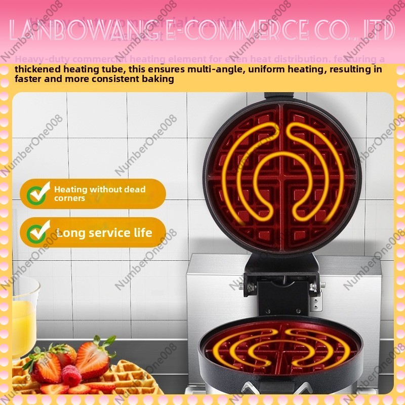 Plancha Giratoria para Waffles - Food Snacks Restaurant reseña y precio