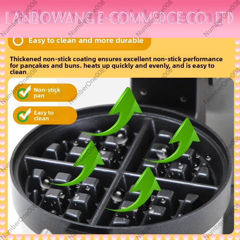 Plancha Giratoria para Waffles - Food Snacks Restaurant reseña y precio