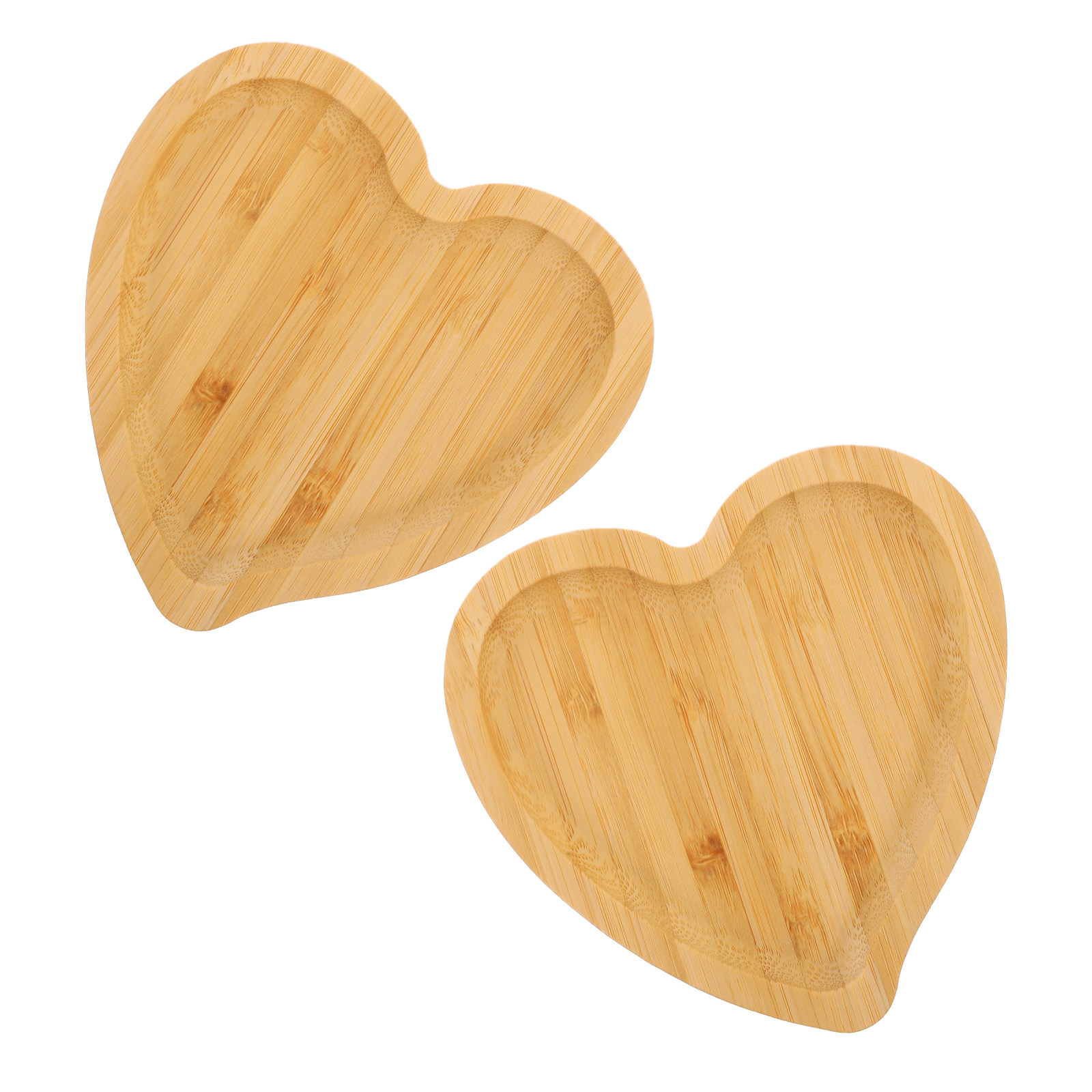 2 Bandejas de Bambú en Forma d - Food Snacks Restaurant reseña y precio