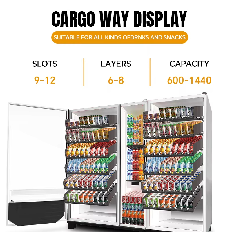 Máquina Expendedora Automática - Food Snacks Vending Machine reseña y precio