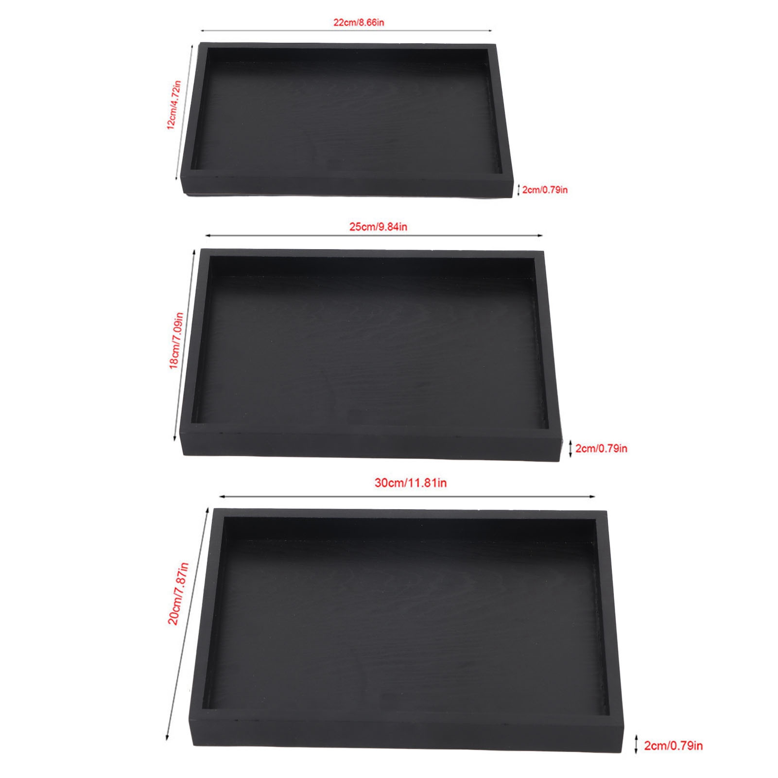 Bandeja rectangular de madera  - Food Snacks Restaurant reseña y precio