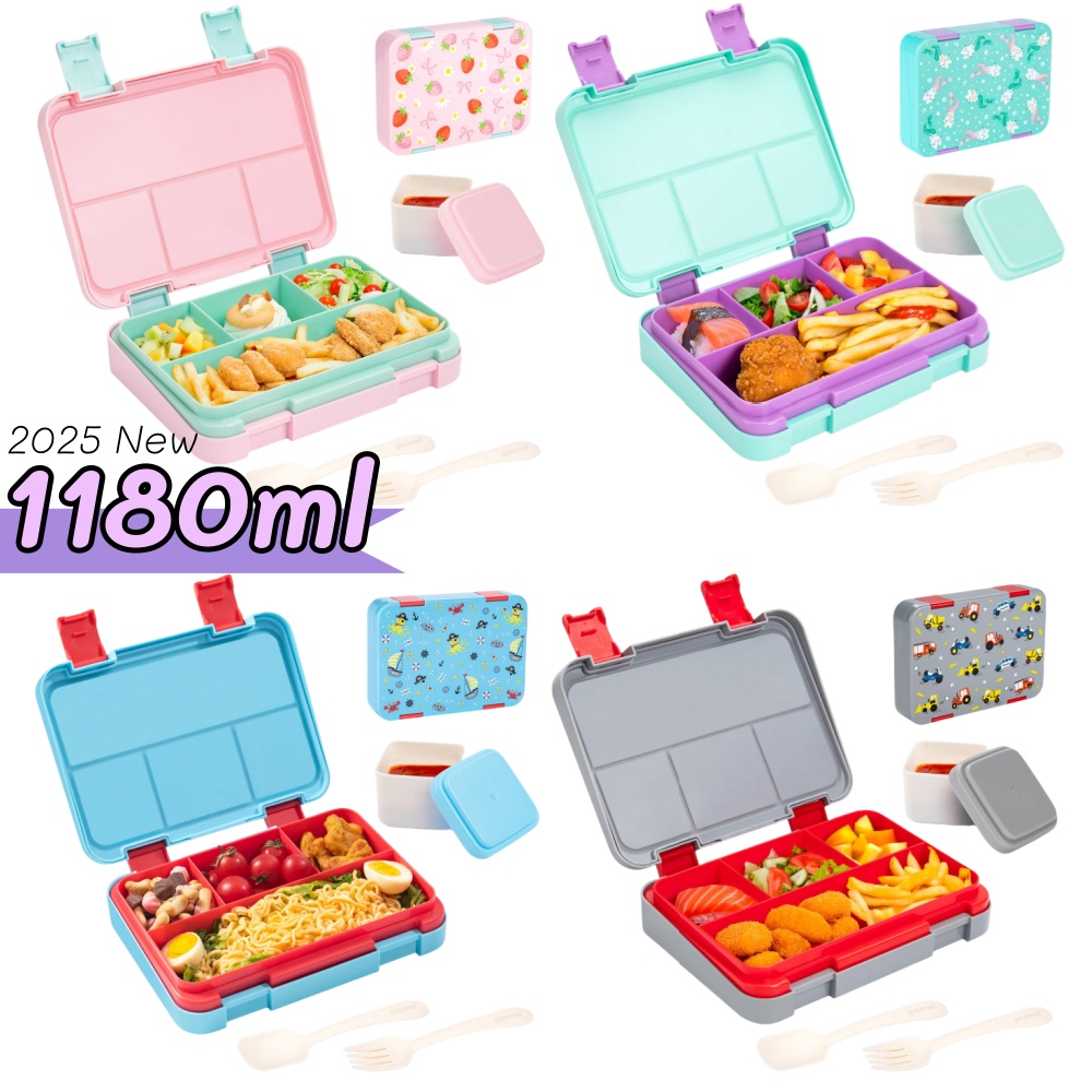 Fiambrera Bento con patrón de  - Food Snacks For Picnic reseña y precio