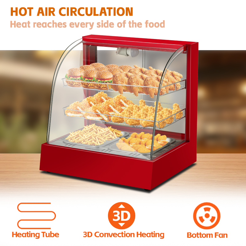 Vitrina Calentadora Eléctrica  - Food Snacks Restaurant reseña y precio
