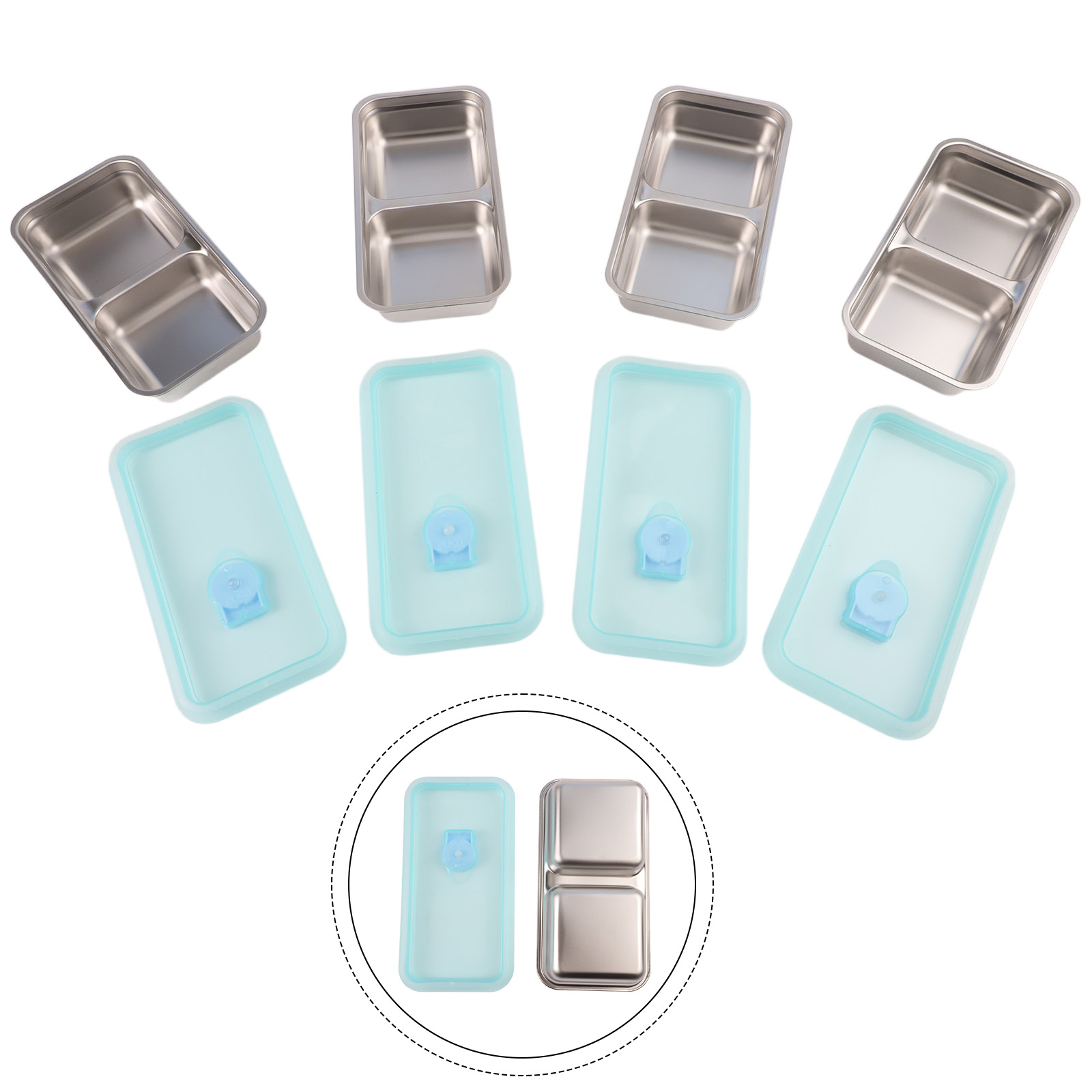 Contenedores de acero inoxidab - Food Snacks For Picnic reseña y precio