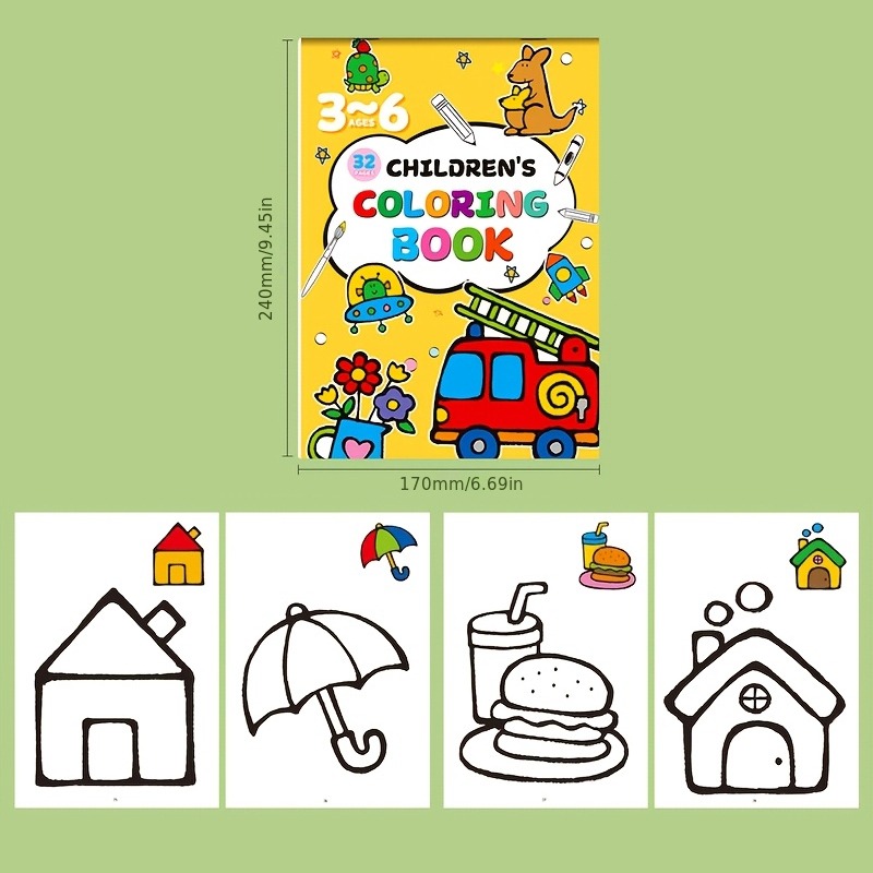Libro de Dibujo para Niños, co - Food And Snacks Coloring Book Bold And Easy reseña y precio