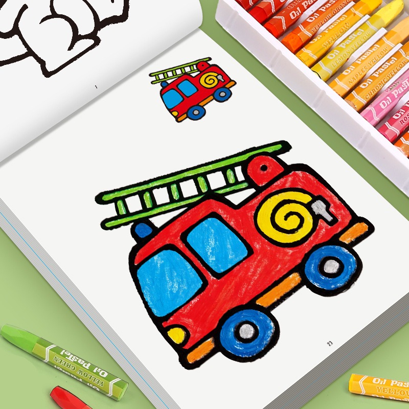 Libro de Dibujo para Niños, co - Food And Snacks Coloring Book Bold And Easy reseña y precio