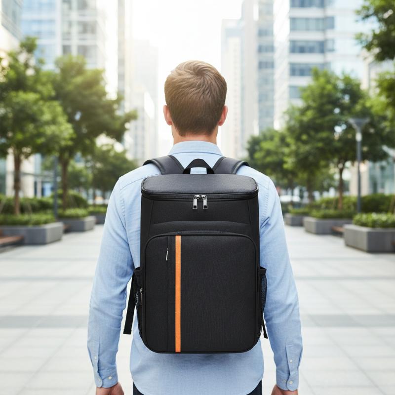 Mochila térmica aislada de gra - Food Snacks Delivery reseña y precio